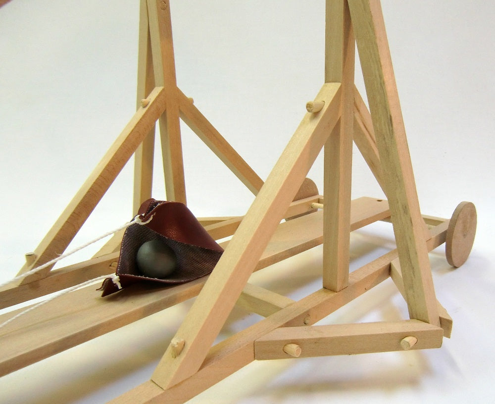 Medieval Trebuchet Wooden Kit By Pathfinders Design Detail