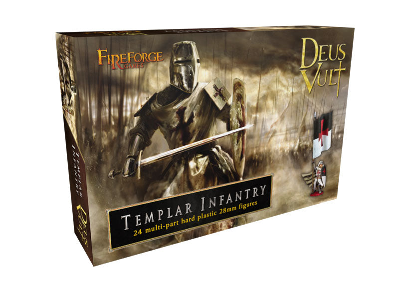 Templar Infantry, 28mm Model Figures By Fireforge Games