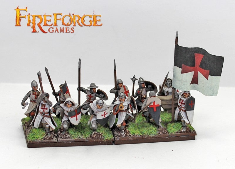 Templar Infantry, 28mm Model Figures