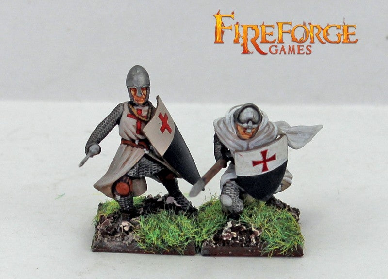 Templar Infantry, 28mm Model Figures Painted Detail