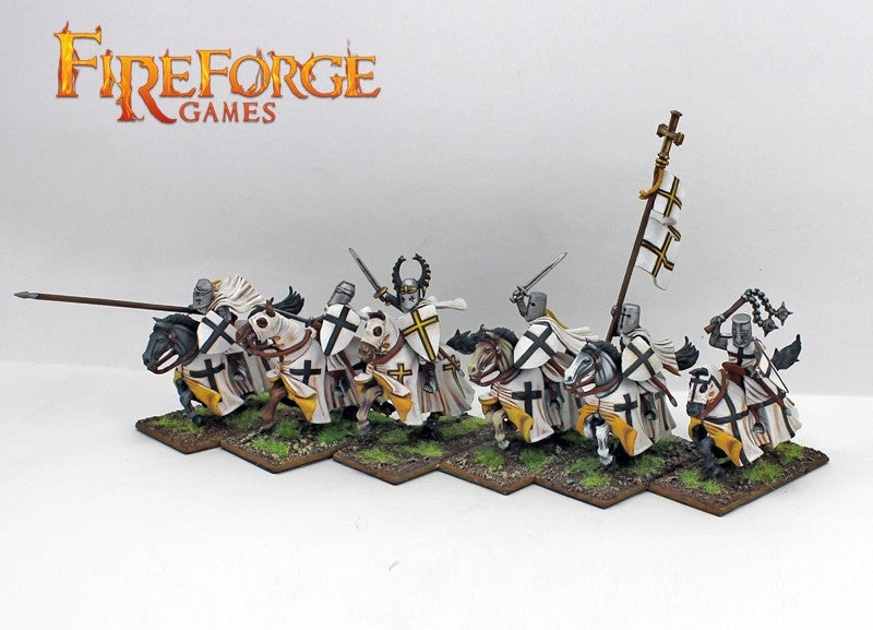 Teutonic Knights, 28mm Model Figures Painted Example