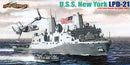 LPD-21 USS New York San Antonio Class Amphibious Ship 1/700 Scale Model Kit By Cyber Hobby