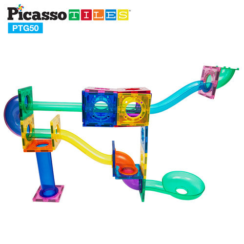 Marble Run 50 Piece Magnetic Building Block Kit