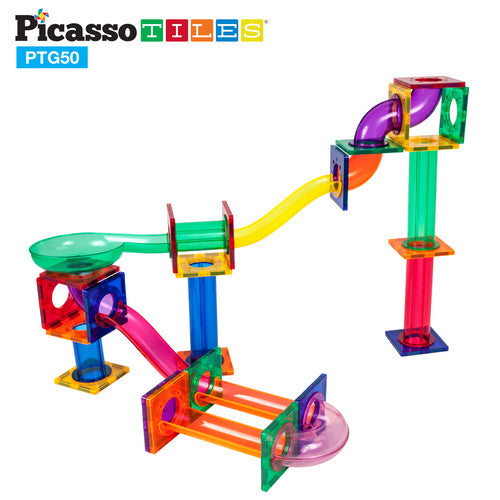 Marble Run 50 Piece Magnetic Building Block Kit