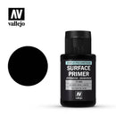 Metal Color Gloss Gloss Black Surface Primer, 32 ml Bottle By Acrylicos Vallejo