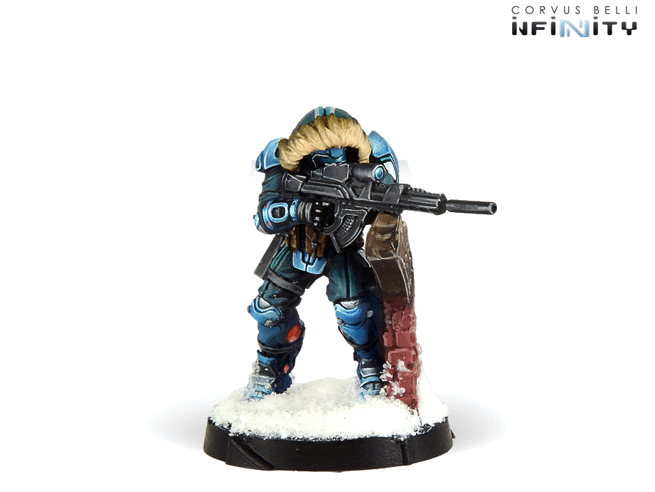 Infinity PanOceania Vargar Maximum Security Team Miniature Game Figures Varg Minelayer