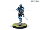 Infinity PanOceania Varuna Immediate Reaction Division (Sectorial Starter Pack) Miniature Game Figure Sinper Rifle