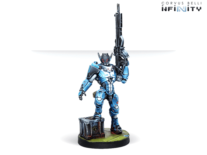 Infinity PanOceania Varuna Immediate Reaction Division (Sectorial Starter Pack) Miniature Game Figure Orc Feuerbach