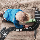 King Of The Road 40 Piece Flexible Toy Road Set In The Sand