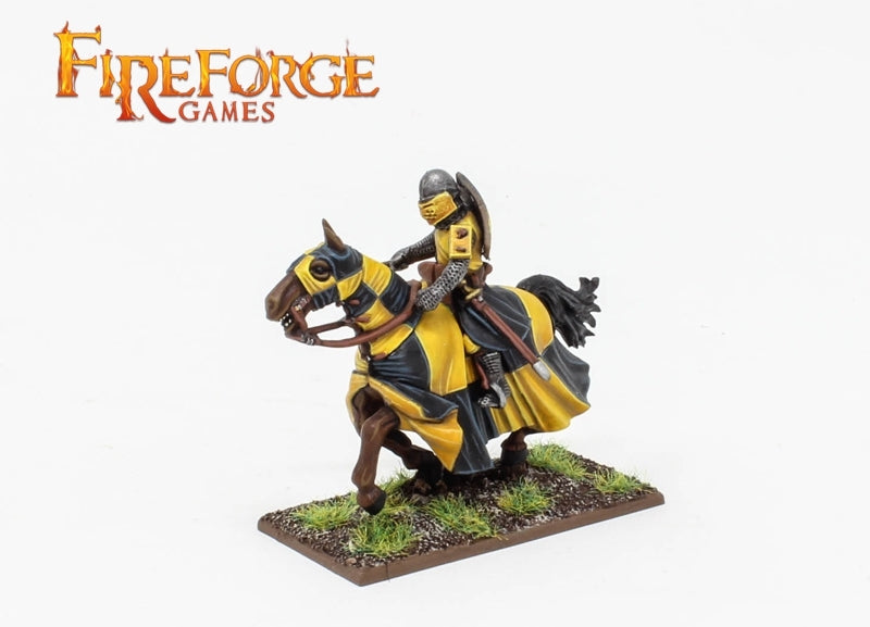 Western Knights, 28mm Model Figures Black Yellow Knight