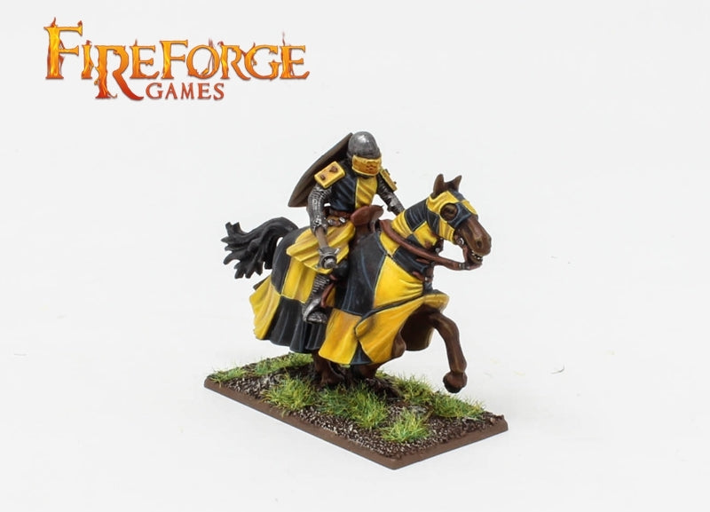 Western Knights, 28mm Model Figures Black Yellow Knight