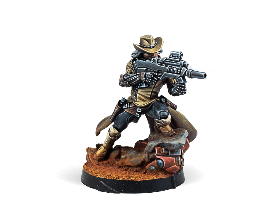 Infinity NA2 Wild Bill, Legendary Gunslinger (Contender) Miniature Game Figure