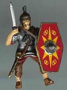 Imperial Roman Praetorian Cavalry 1/72 Scale Model Plastic Figures Painted Example