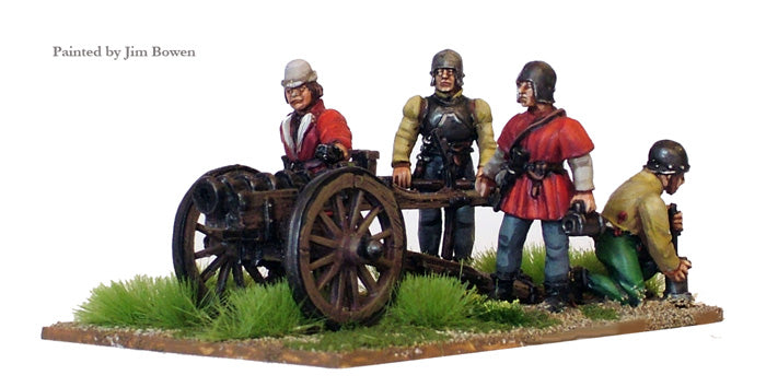 Wars Of The Roses Breach Loading Filed Piece, 28 mm Scale Model Metal Figures