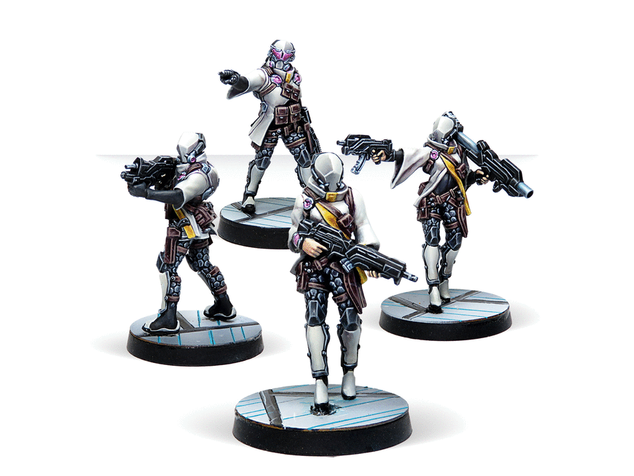 Infinity ALEPH Yadu Troops Miniature Game Figures By Corvus Belli