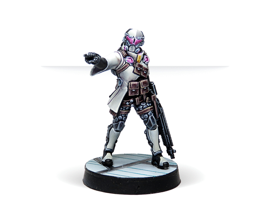 Infinity ALEPH Yadu Troops Miniature Game Figures Boarding Shotgun Hacker