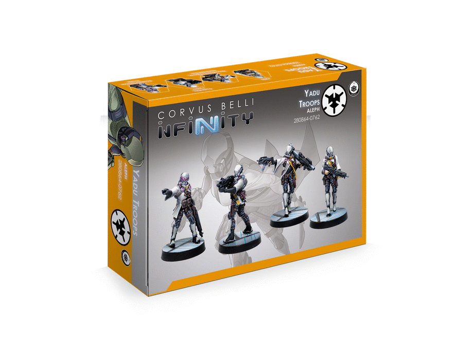 Infinity ALEPH Yadu Troops Miniature Game Figures Box