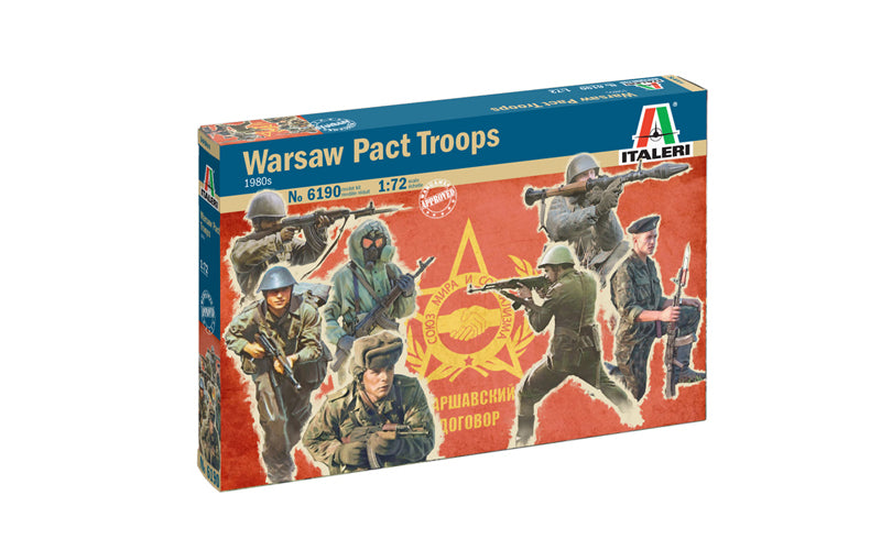 Warsaw Pact Troops (1980’s) 1/72 Scale Plastic Figures